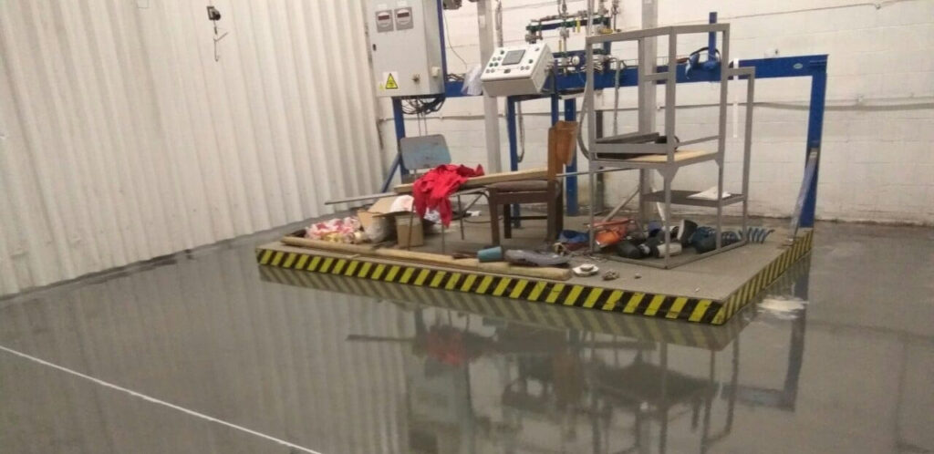 Расход наливного пола