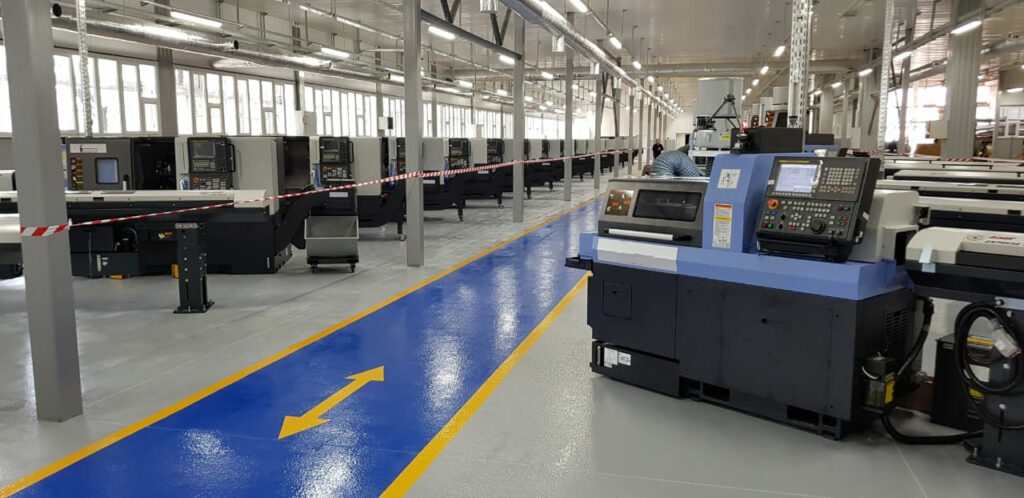 Наливна промислова підлога