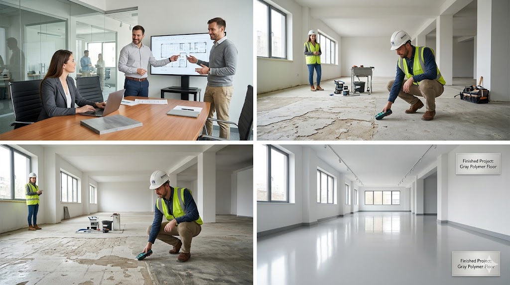 Полімерна наливна підлога ціна